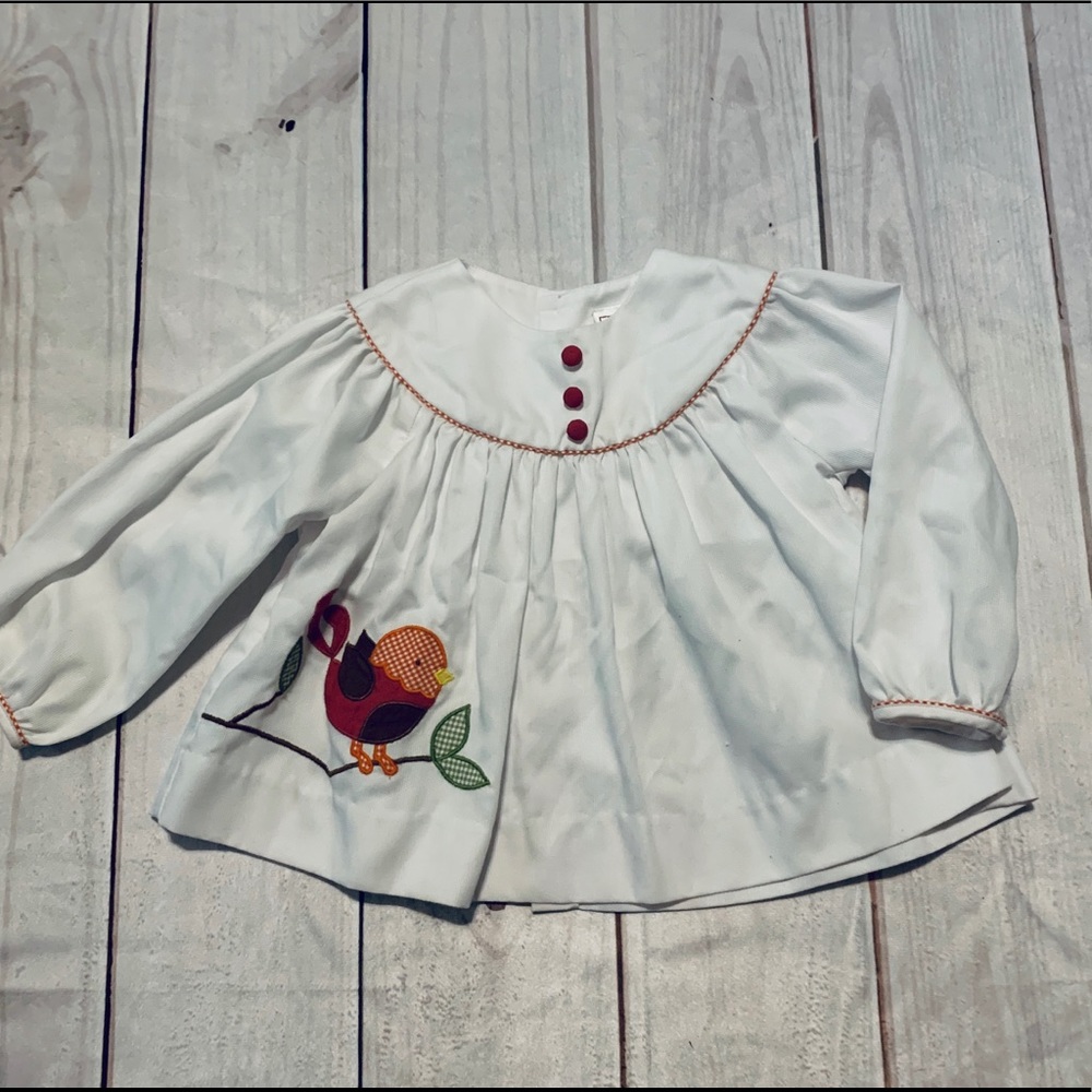 Adorable Bird Vintage Top